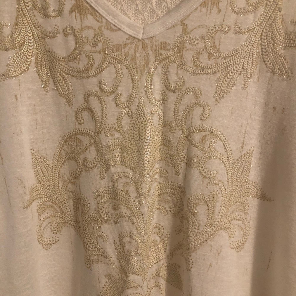 Miss Me shirt with beading and gold thread detail - Picture 2 of 4